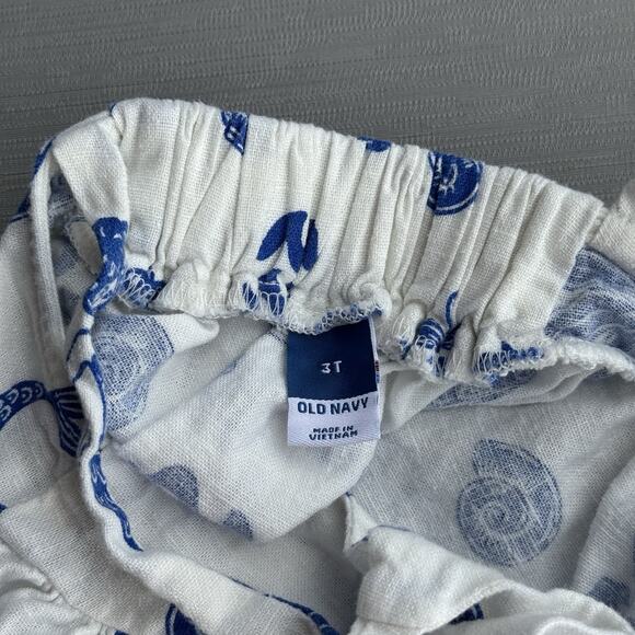 Old Navy Mermaid Textured Bow Tie Dress Toddler Girls 2T Linen Blend Sleeveless - Picture 6 of 8